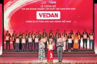 Vedan giữ vững vị trí “Top 500 doanh nghiệp lớn nhất Việt Nam” lần thứ 13