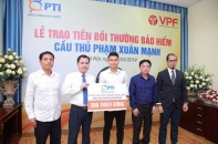 PTI chi bồi thường 300 triệu đồng cho cầu thủ Phạm Xuân Mạnh