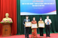 Trao giải cuộc thi Chung tay Phòng chống dịch Covid-19 trên mạng xã hội VCNet