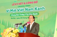Vì một Việt Nam xanh, chung sức trồng 1 tỷ cây xanh