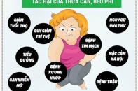 Khám béo phì phát hiện gan nhiễm mỡ, đái tháo đường