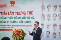 Triển lãm tương tác “Những trận đánh nổi tiếng, những vị tướng tài danh”