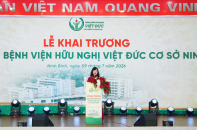 Khai trương Bệnh viện Hữu nghị Việt Đức cơ sở Ninh Bình, mở rộng cơ hội tiếp cận kỹ thuật ngoại khoa chuyên sâu