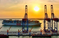 Cảng Gemalink chào đón siêu tàu container lớn nhất thế giới OOCL Spain kết nối Á – Âu