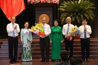 Ông Võ Văn Hoan và ông Ngô Minh Châu được bầu giữ chức Phó chủ tịch UBND TP.HCM