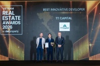 TT Capital ghi dấu tại Dot Property Vietnam Awards 2026 với giải thưởng nhà phát triển đổi mới sáng tạo