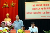 Thủ tướng Nguyễn Xuân Phúc: Quảng Ngãi phải đặc biệt coi trọng công tác quy hoạch