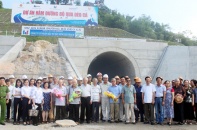 Nguyên lãnh đạo chủ chốt nhiều bộ ngành thăm dự án hầm Đèo Cả