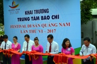 Khai trương 2 Trung tâm Báo chí phục vụ Festival Di sản Quảng Nam lần VI