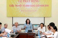 Phát động cuộc thi viết về bình đẳng giới 