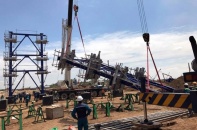 Lilama tiến hành lắp đặt 480 tấn kết cấu thép cho Nhiệt điện Long Phú 1