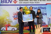 BIDV trao 500 triệu đồng cho khách hàng hàng trúng thưởng Chương trình “Tài lộc nhân đôi”