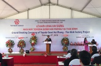 Nhà máy sản xuất linh kiện của Toyoda Gosei tại Thái Bình dự kiến đi vào hoạt động vào năm 2019