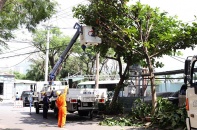 Bão số 9 gây sự cố với nguồn điện, lưới điện tại miền Trung