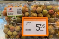230 siêu thị FairPrice tại Singapore bán vải thiều Việt Nam