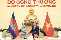 Sớm nâng thương mại song phương Việt Nam - Campuchia lên 20 tỷ USD