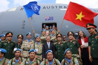 Chủ tịch nước dự Lễ Xuất quân làm nhiệm vụ giữ gìn hòa bình Liên Hợp Quốc