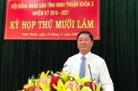 Ông Trần Quốc Nam được bầu giữ chức Chủ tịch UBND tỉnh Ninh Thuận
