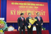 Ông Lê Trí Thanh tái đắc cử Chủ tịch UBND tỉnh Quảng Nam