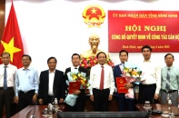 Bình Định bổ nhiệm Giám đốc Sở Kế hoạch Đầu tư và Sở Tài chính