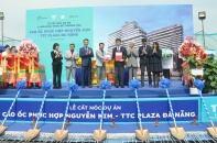 TTC Plaza Đà Nẵng cất nóc, bàn giao khối đế thương mại cho AeonMall Việt Nam