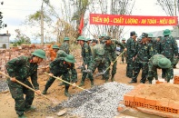 Khởi động “Chiến dịch Quang Trung” thần tốc xây nhà cho đồng bào vùng bão lũ