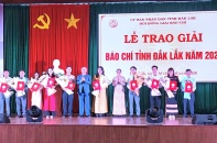 Đắk Lắk trao 4 giải A cho những tác phẩm báo chí xuất sắc nhất năm 2025