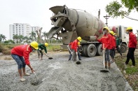 Cấp tập thi công Bệnh viện dã chiến thứ ba tại Hải Dương