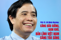 [Longform] PGS-TS. Vũ Minh Khương: Càng bão giông, gian khó, bản lĩnh Việt Nam càng tỏa sáng