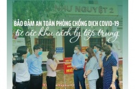 Bảo đảm an toàn phòng chống dịch Covid-19 từ các khu cách ly tập trung
