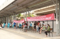 Hà Nội bổ sung 4 điểm test nhanh Covid-19 cho lái xe chở hàng hóa