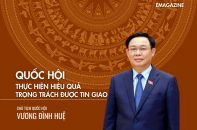 [Emagazine] Chủ tịch Quốc hội Vương Đình Huệ: Quốc hội thực hiện hiệu quả trọng trách được tin giao
