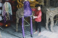 [Ảnh] “Thủ phủ” vàng mã nhộn nhịp chuẩn bị cho Tết Nhâm Dần