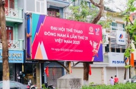 [Ảnh] Hà Nội trang hoàng chào đón SEA Games 31