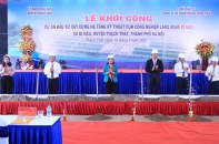 Hà Nội: Khởi công xây dựng hạ tầng kỹ thuật cụm công nghiệp làng nghề Dị Nậu 