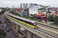 Chính thức chạy thử 8 đoàn tàu trên tuyến metro Nhổn - ga Hà Nội