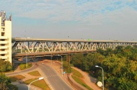 Hà Nội tổ chức lại giao thông tuyến đường tránh lên cầu Thăng Long 