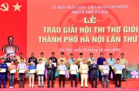 Vinh danh thợ giỏi, doanh nghiệp, chủ tịch công đoàn tiêu biểu vì người lao động