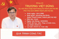 [Infographic] Chân dung tân Phó chủ tịch UBND thành phố Hà Nội Trương Việt Dũng