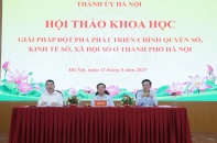 Hà Nội tìm giải pháp đột phá phát triển chính quyền số, kinh tế số, xã hội số
