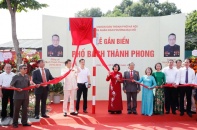 Hà Nội gắn biển tên 2 tuyến phố Lê Giản và Bạch Thành Phong
