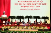 Khai mạc phiên trù bị Đại hội đại biểu Đảng bộ Thành phố Hà Nội lần thứ XVIII
