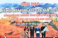 Khai mạc Lễ hội Mùa vàng Bắc Sơn 2025: Bản hùng ca giữa thung lũng vàng
