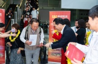 Cảng hàng không quốc tế Phú Quốc đón chuyến bay "xông đất" từ Hàn Quốc