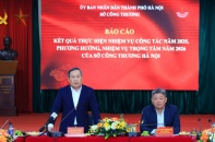 Chủ tịch UBND Thành phố Hà Nội Vũ Đại Thắng làm việc với Sở Công thương