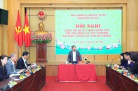 Hà Nội kiểm tra trách nhiệm người đứng đầu trong triển khai nghị quyết