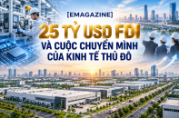 [Emagazine] 25 tỷ USD FDI và cuộc chuyển mình của kinh tế Thủ đô