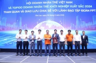 Chủ tịch FPT chia sẻ nhiều bài học tại buổi gặp gỡ Doanh nhân trẻ Khởi nghiệp xuất sắc 2024