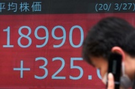Chứng khoán Nhật Bản vẫn nhích nhẹ sau công bố GDP điều chỉnh giảm