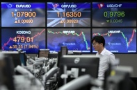 Phố Wall vật lộn tăng điểm, chứng khoán Nhật - Hàn lấy lại sắc xanh